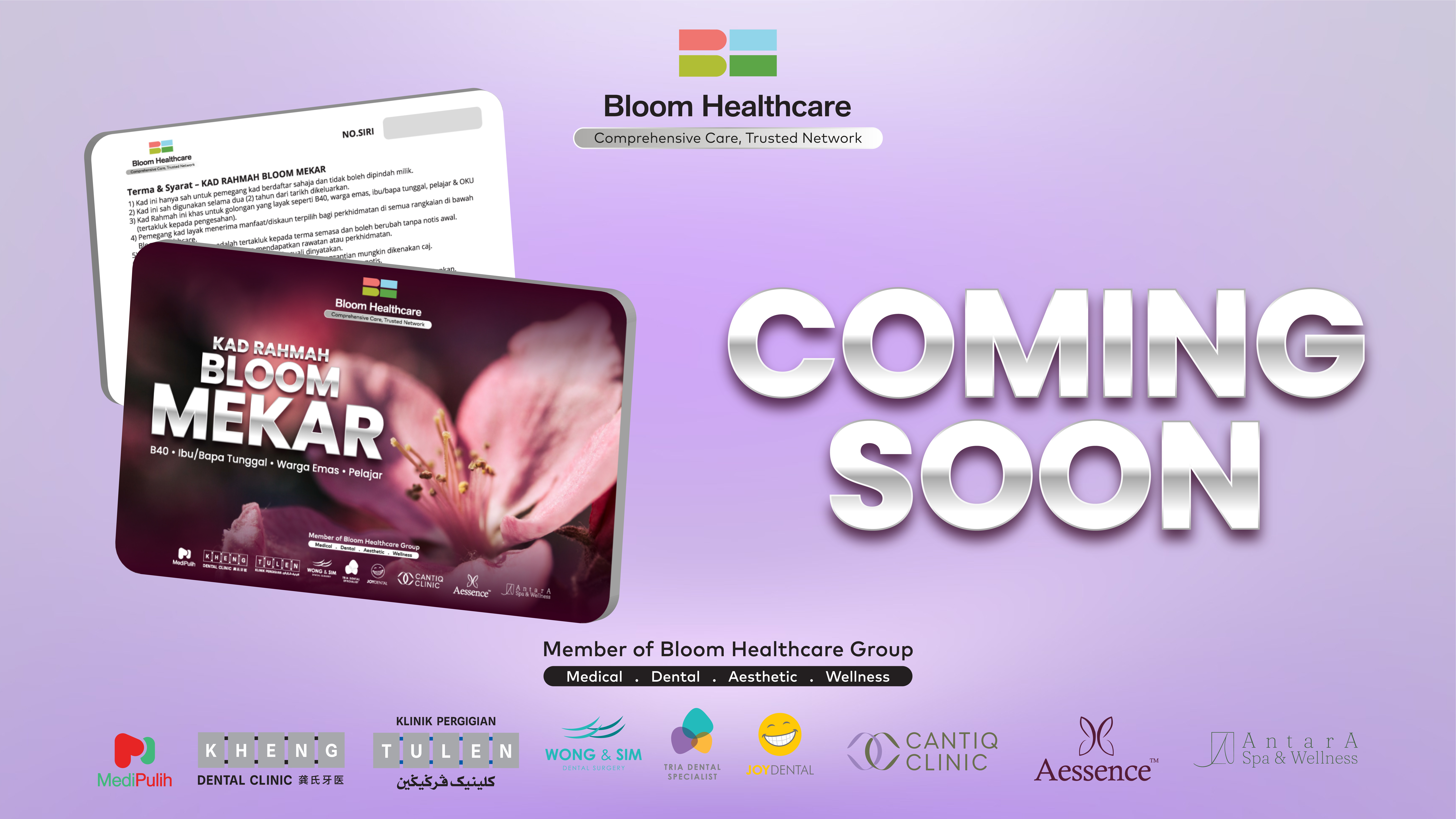 Kad Rahmah Bloom Mekar Coming Soon